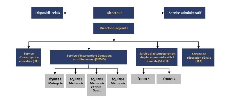 organigramme pole milieu ouvert sauvegarde 37